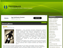 Tablet Screenshot of menopauza.biz.pl