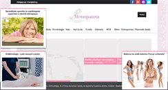 Desktop Screenshot of menopauza.pl
